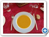 Carrot and coriander soup